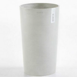 Ecopots Amsterdam poolkõrge pott, hallikasvalge, 50cm
